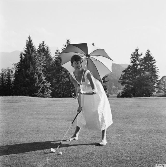 Take off your heels to play sports. But you can keep on that practical yet adorable summer dress...