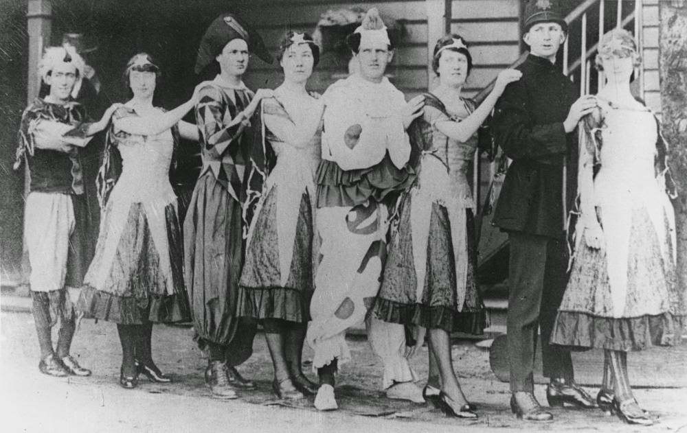 Costume parade in Charleville, Queensland, 1920