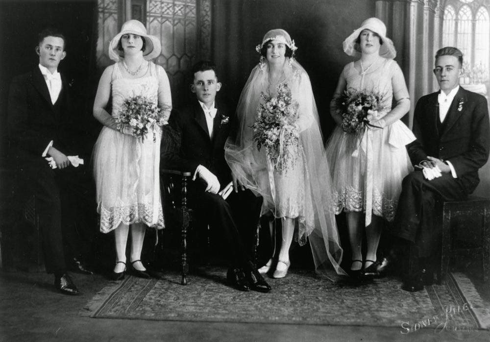 Wedding of Drew and Marie Drynan at St. Stephen's Cathedral, Brisbane, 1929