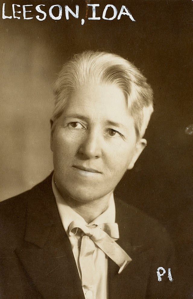 Ida Leeson, 1933. Ida Leeson, after being promoted to Mitchell Librarian in 1932. She was the second-ever Mitchell Librarian and the first female Mitchell Librarian.