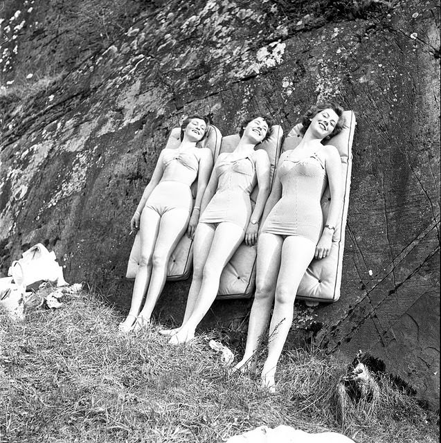 Bathing Beauties of Norway, 1954: Stunning Vintage Summer Photos