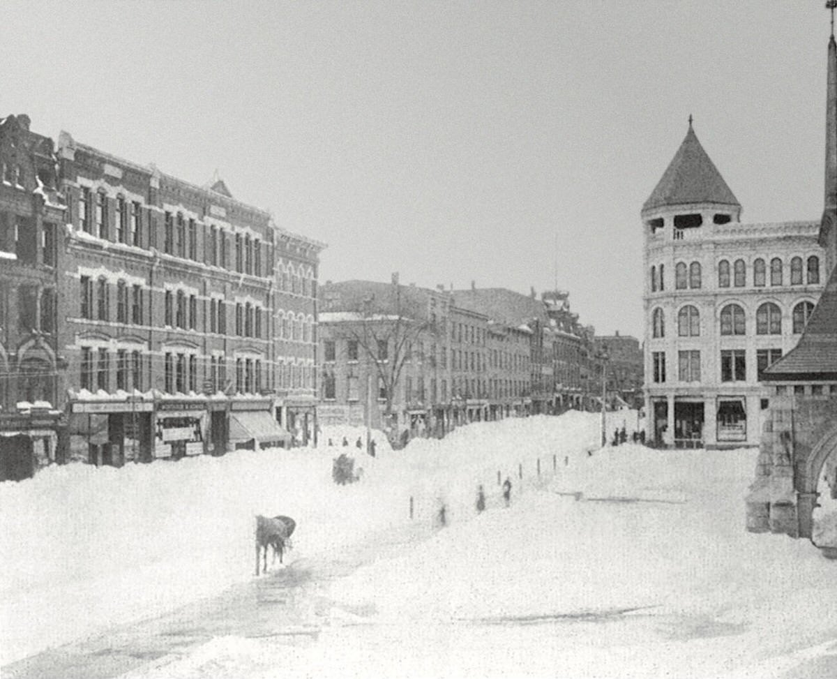 Blizzard in Holyoke, 1888