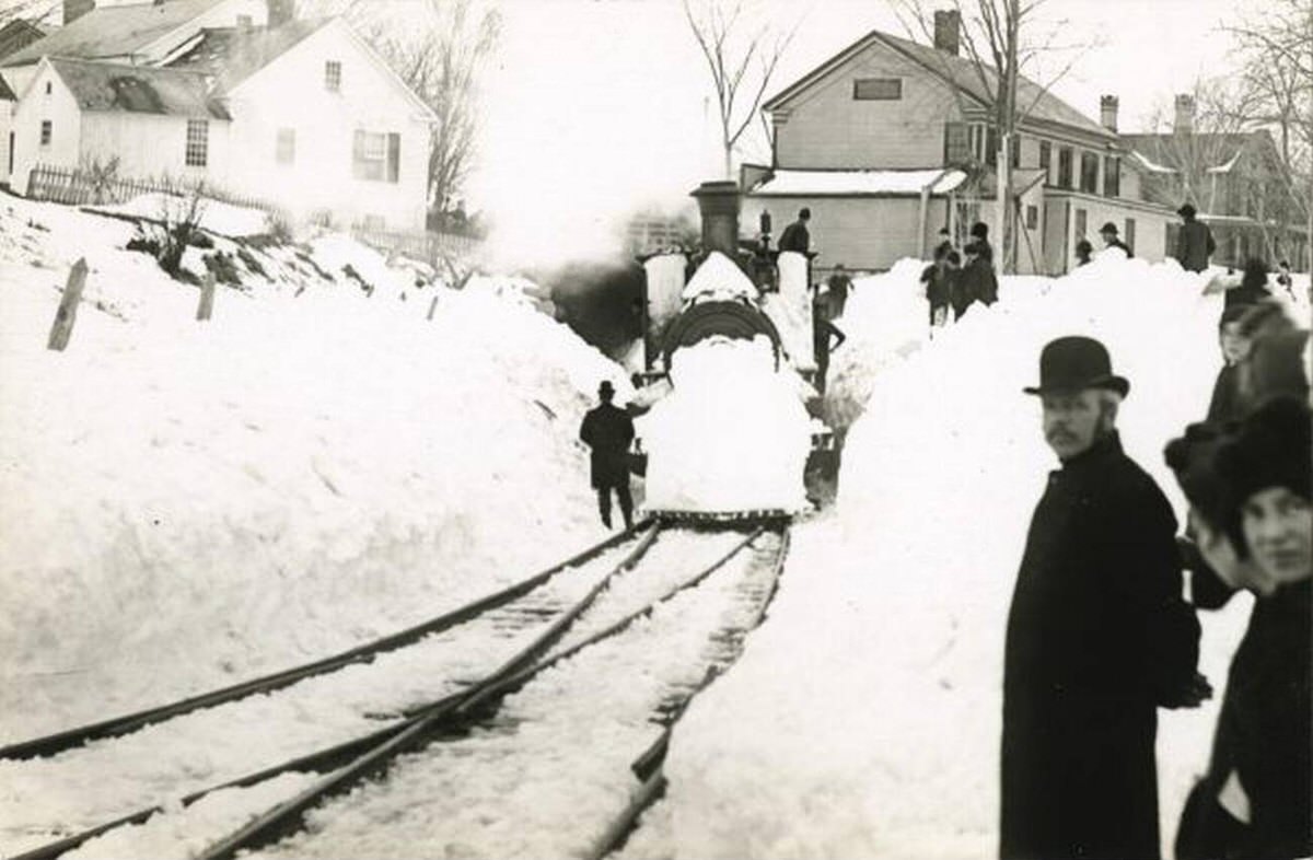 Blizzard of 1888 in Norfolk, Connecticut, 1888
