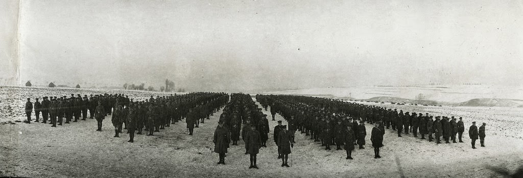 Original members still serving with a Canadian infantry brigade, 1914.