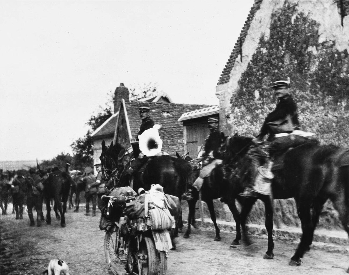 British troops in France, 1914