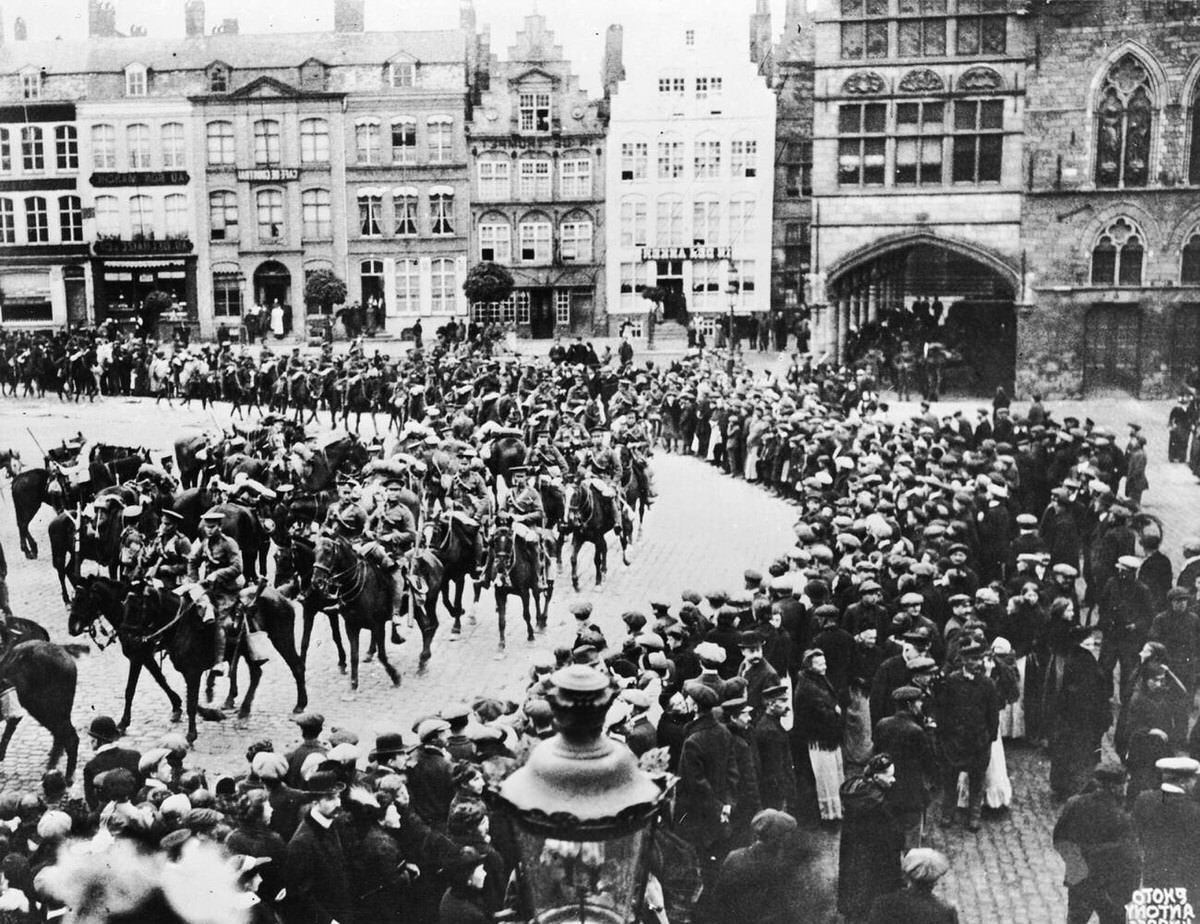 British troops in France, 1914