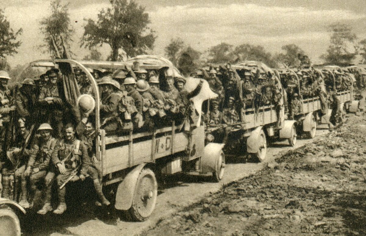 British soldiers on the Western Front, 1916