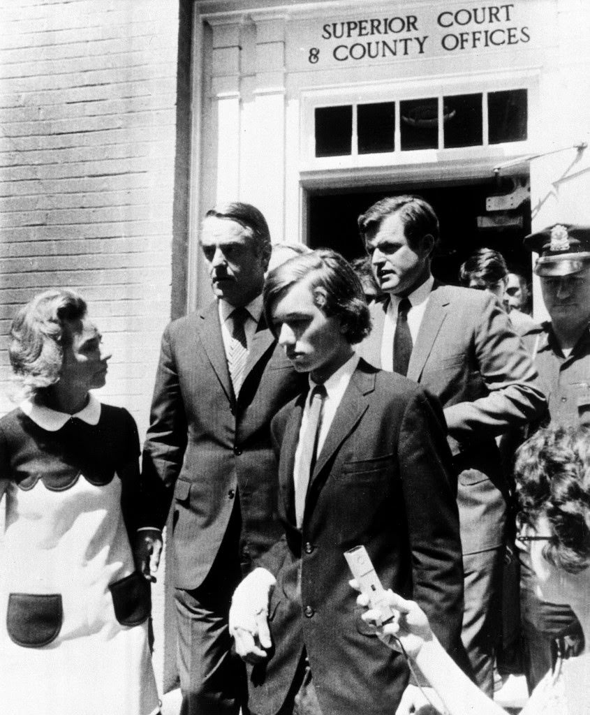 Robert Kennedy Jr., 16-year-old son of the late Robert Kennedy, leaves court at Barnstable, Mass., after a hearing on charges of possession of marijuana, Aug. 6, 1970.