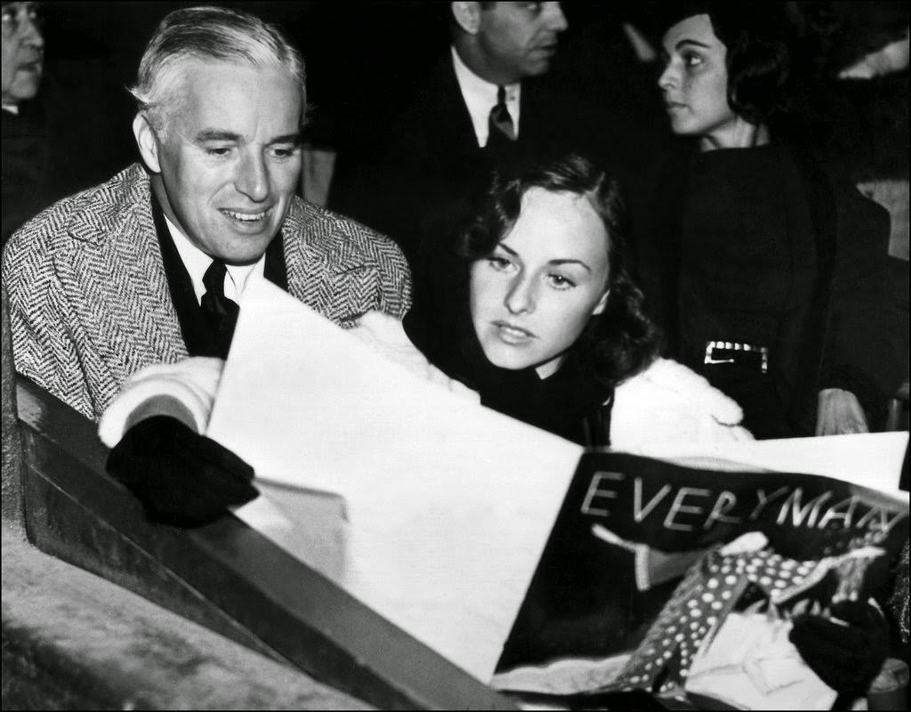 Charlie Chaplin Paulette Goddard