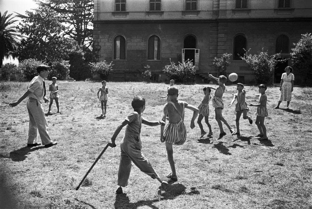 Home for crippled and mutilated children at Villa Savoia in Rome, 1948