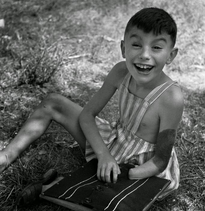 Children at Villa Savoia in Rome, 1948