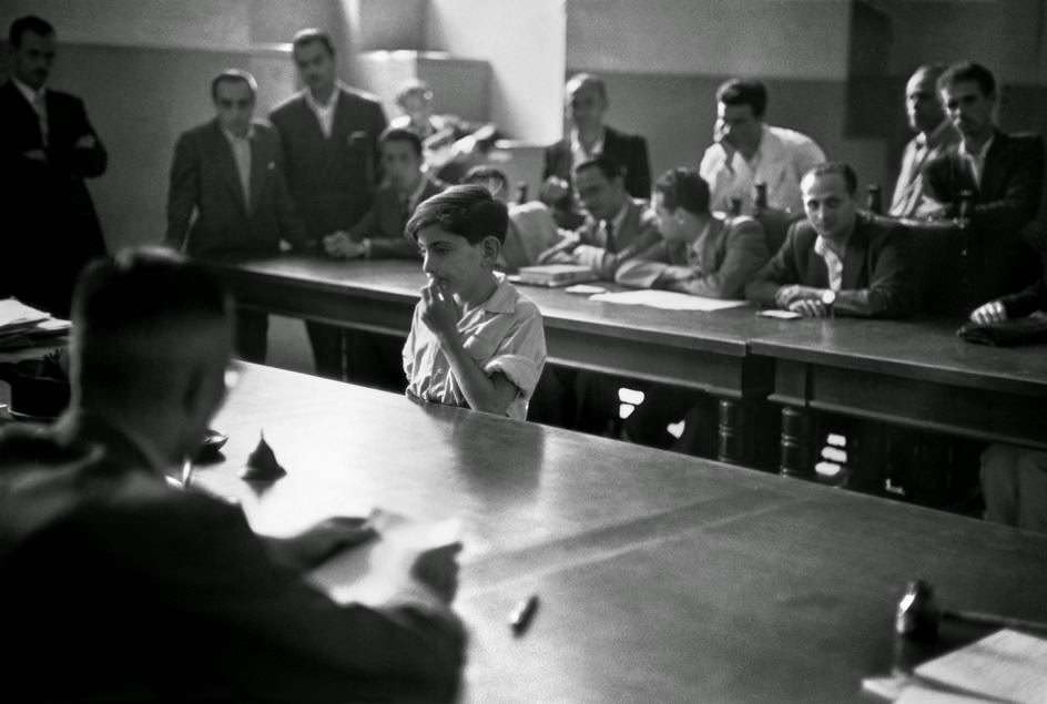 Juvenile Court in Naples, 1948