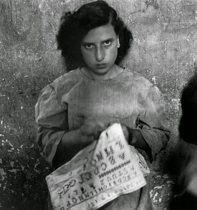 Girl in the Albergo dei Poveri reformatory in Naples, 1948