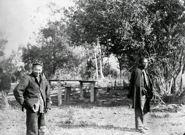 Chinese camp, Kamloops, British Columbia. 1886.