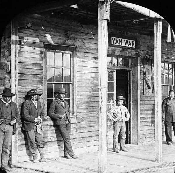 A Chinese store in the Interior of the Upper Country, 1890-1910.