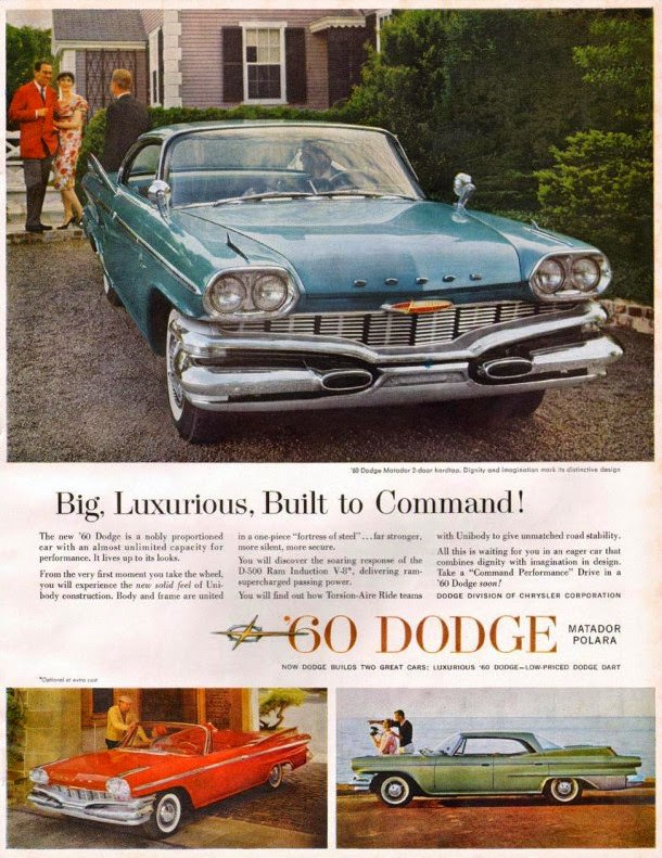 Vintage Chrysler Magazine Ads from the 1960s Capture the Golden Age of Car Advertising