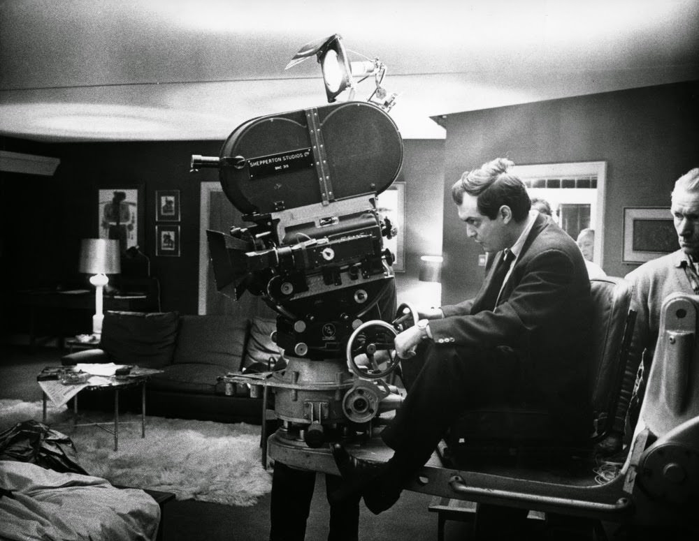 Kubrick behind the camera for the scene in which US general Buck Turgidson (George C. Scott) cavorts with his lover, Miss Scott (Tracy Reed).