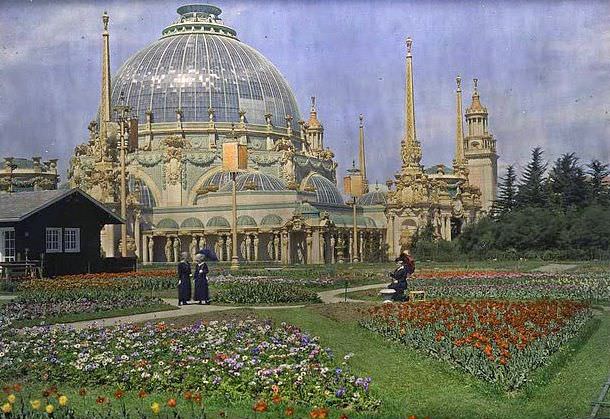 Palace of Horticulture at the Pan-American Exposition in San Francisco, 1915