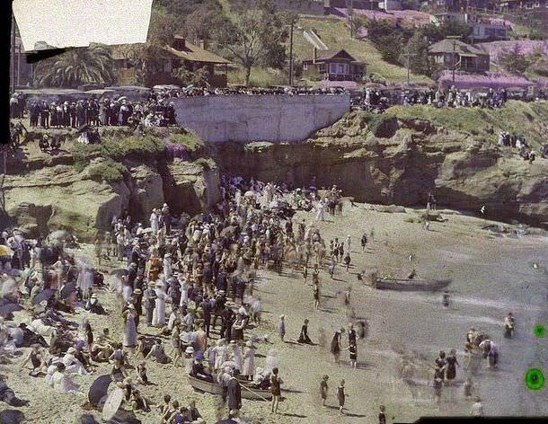 Popular beach, 1915