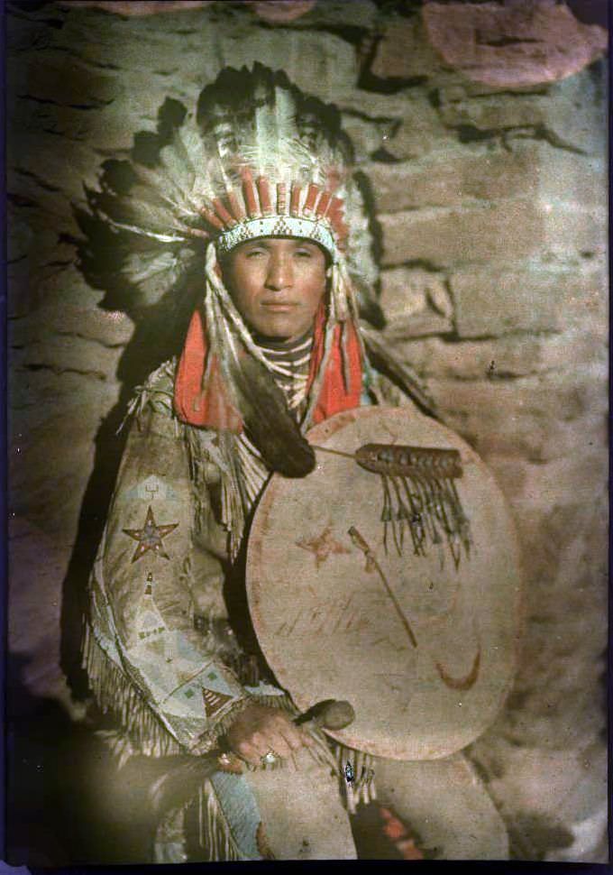 Native American man, 1910
