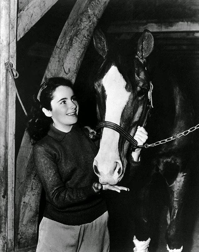 Her role as Velvet Brown in the 1944 smash hit "National Velvet" that made Taylor a star at age 12.