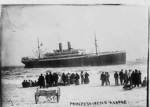 Prinzess Irene ashore, 1911