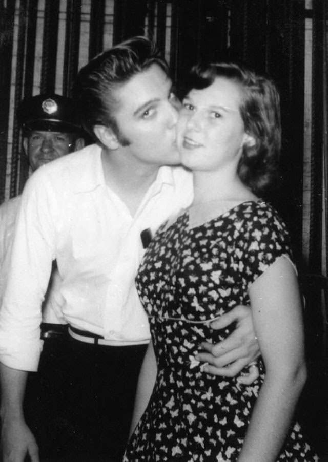 Elvis Presley and Kathy Campbell, 1956
