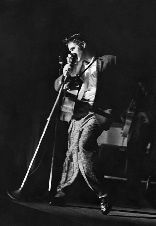 Elvis Presley at the Florida Theatre in Jacksonville, 1956