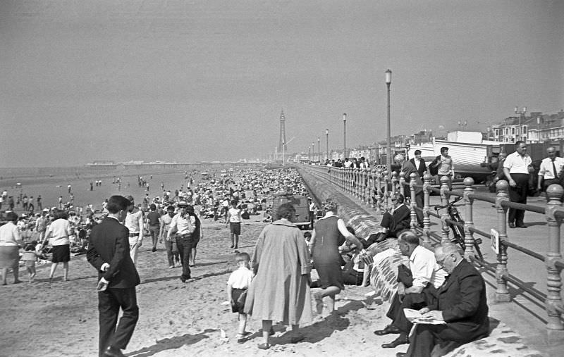 South Pier in Blackpool, 1966