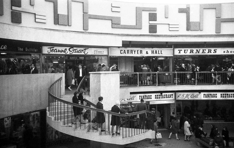 St. George's Shopping Centre in Preston, 1966