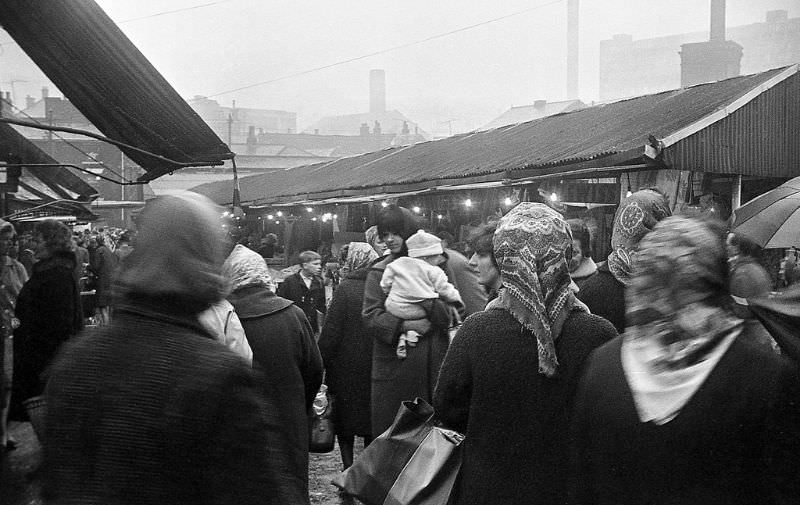 Sheffield market, 1968