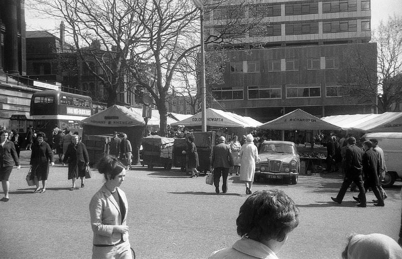 Cheapside stalls, 1966