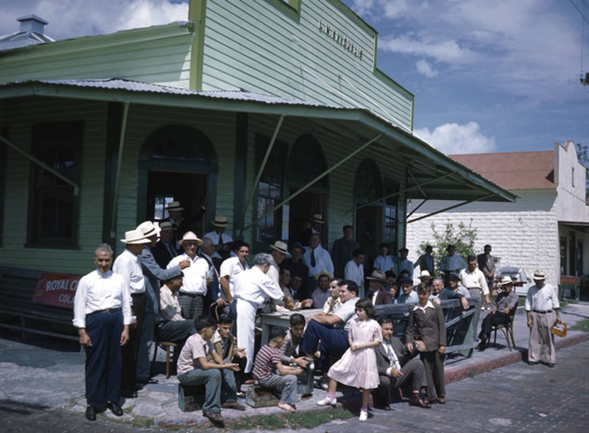 Lazaros Coffee Shop in Tarpon Springs, Florida, 1940s