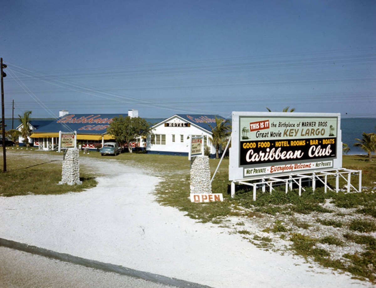 Caribbean Club in Key Largo, Florida, 1948