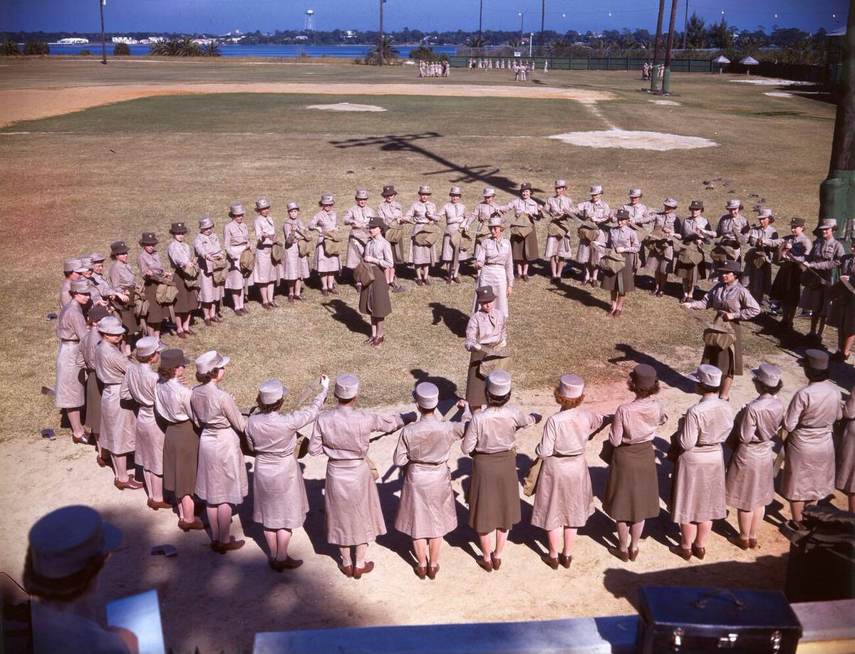 Women's Army Auxiliary Corps in training, 1940s