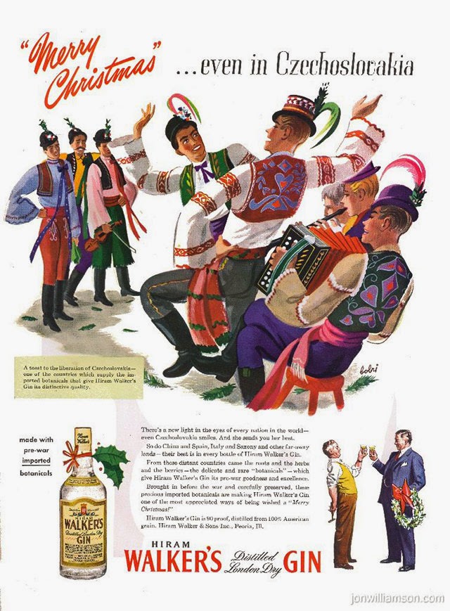 Walker's Gin, 1945