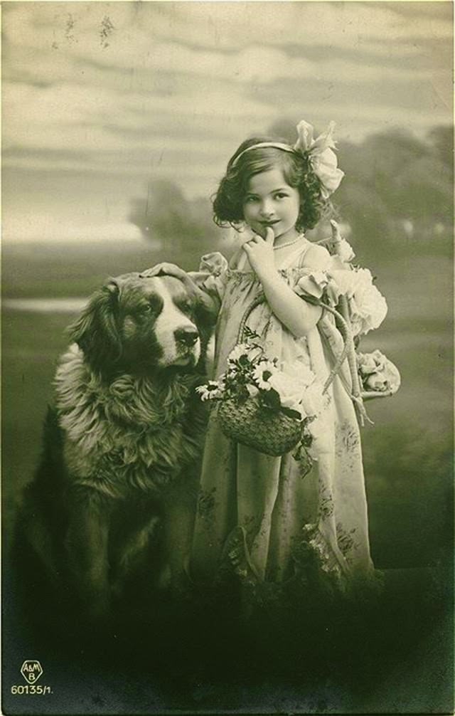 Adorable Vintage Portraits of Girls with Their Dogs You Can’t Help but Love