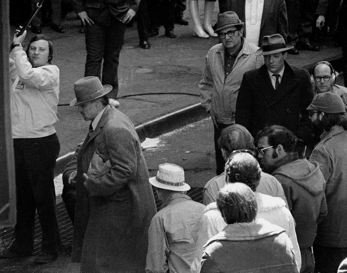 Marlon Brando crossing Mott Street, The Godfather, 1972
