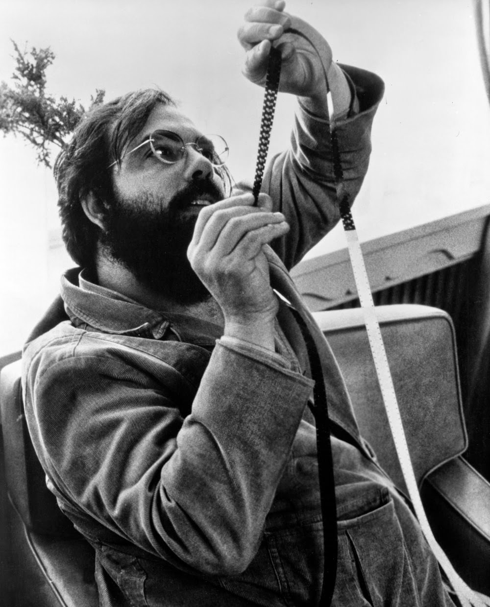 Francis Ford Coppola examining a scene frame by frame, The Godfather Part II, 1974
