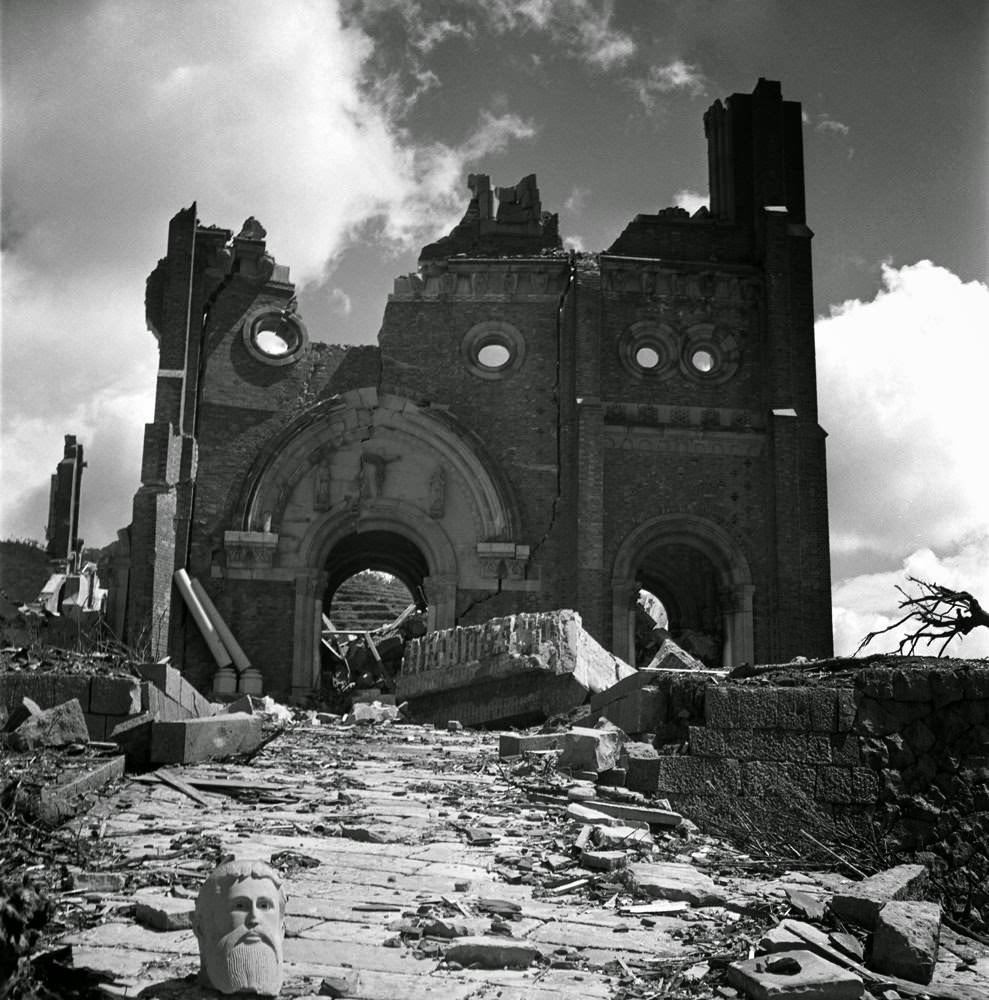 Urakami Cathedral (Roman Catholic), Nagasaki, September, 1945.