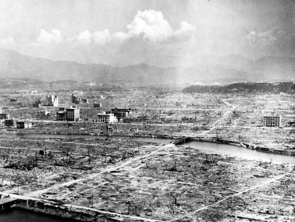 Aftermath and destruction of Hiroshima, 1945