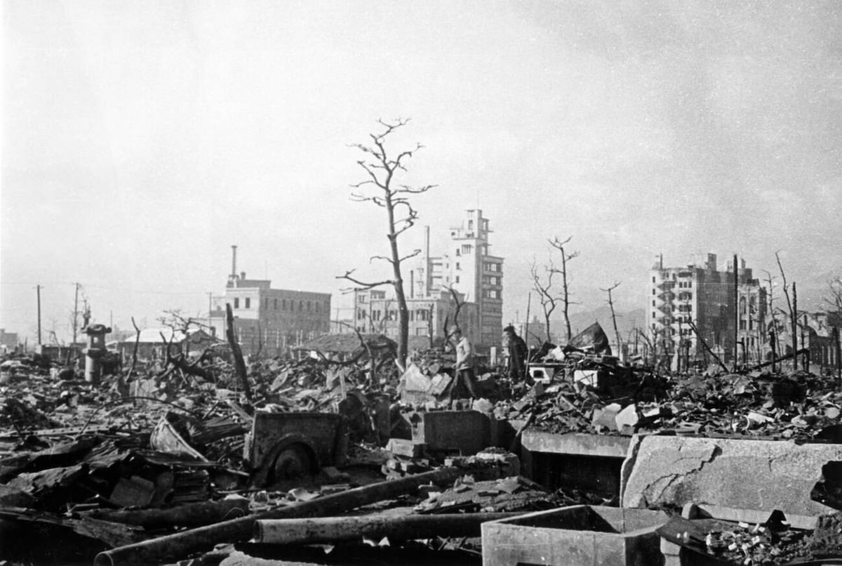 Aftermath of the atomic bombing of Hiroshima, 1945