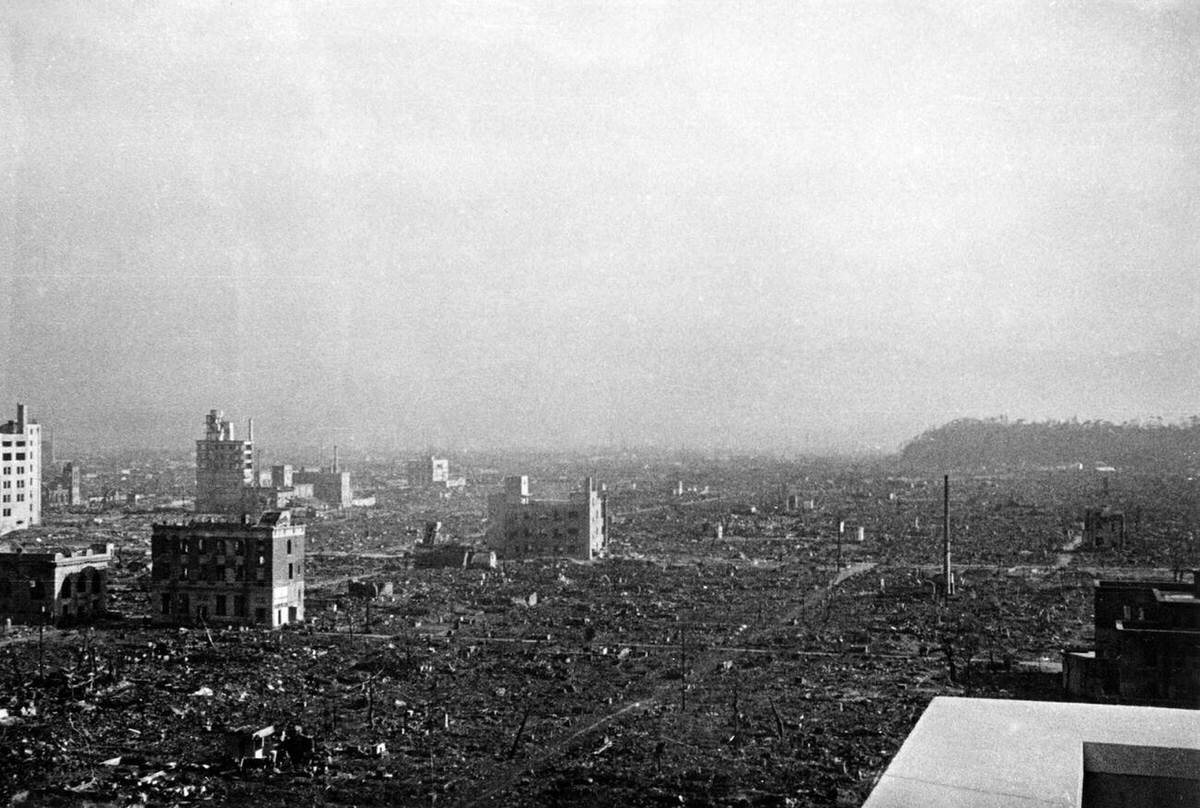 Aftermath of the atomic bombing of Hiroshima, 1945