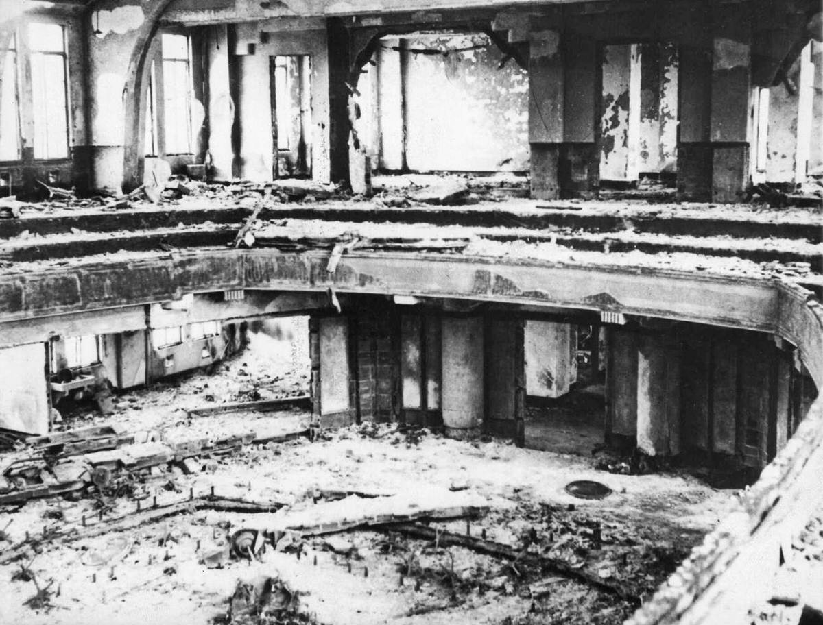 Wreckage of the torpedo works in Nagasaki, 1946