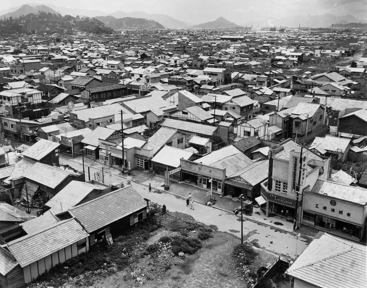 Hiroshima three years after the atomic bomb, 1948