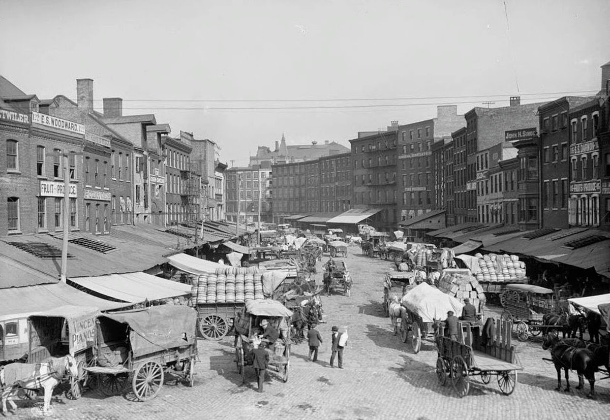 Dock Street in Philadelphia, 1905