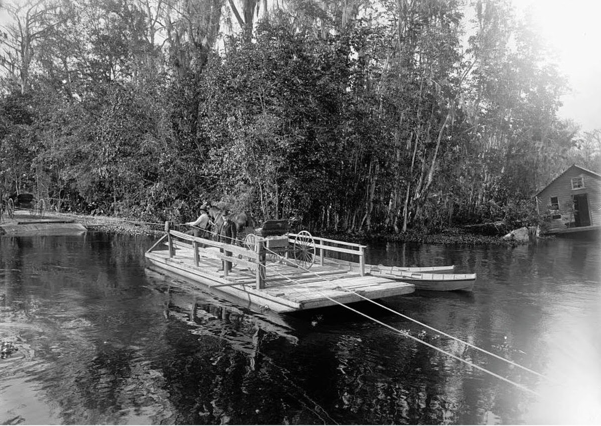 Ferry on the Ocklawaha River, Florida, 1898
