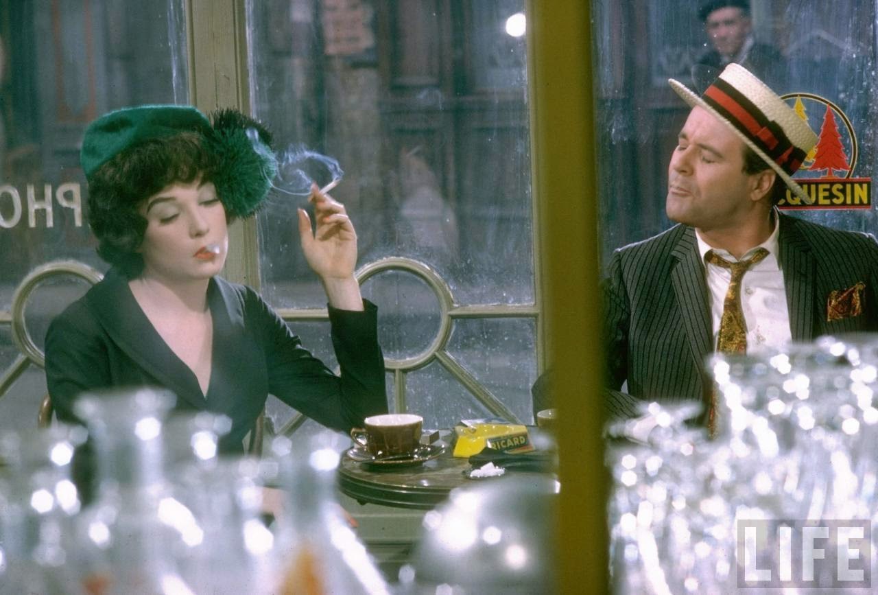 Shirley MacLaine as Irma and Jack Lemmon in a scene from the film, Irma La Douce, 1963