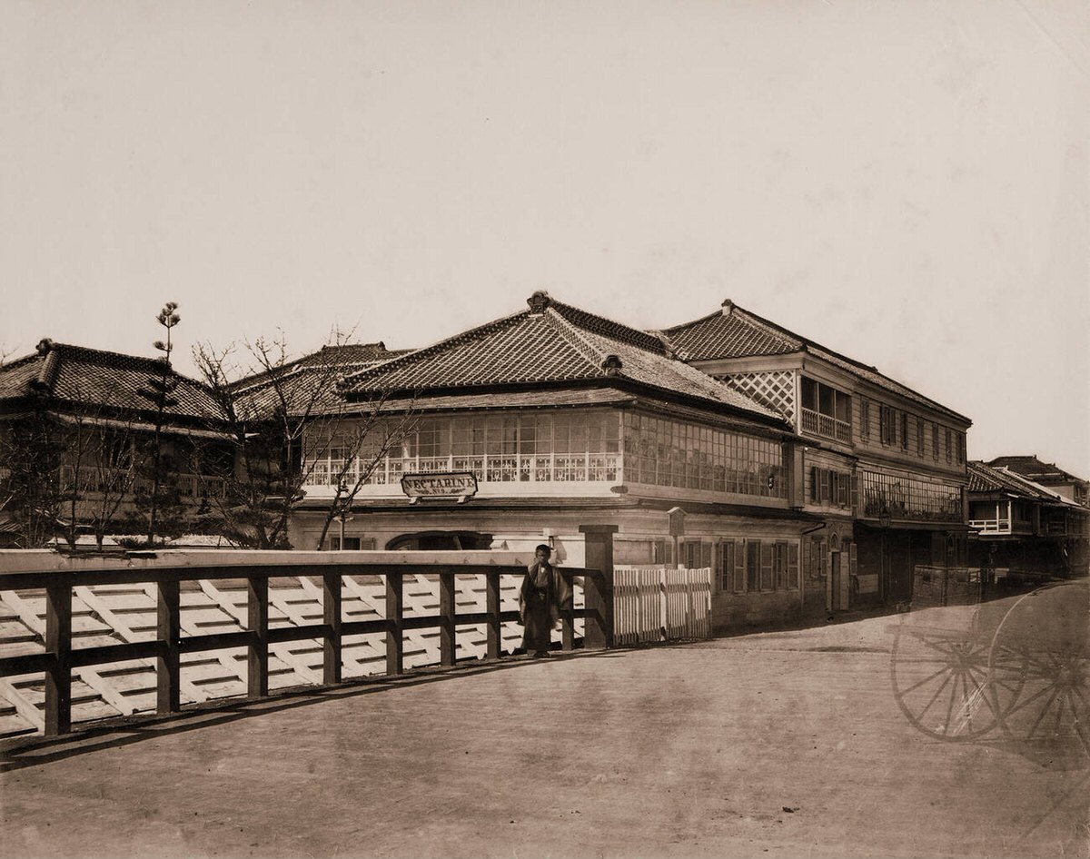 Jinpuro brothel, also known as No. 9, in Yokohama.