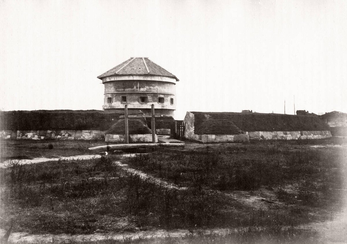 Martello tower at Hyogo, 1871